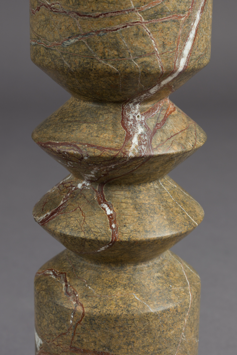 Brown Marble Candle Holder (2) | Dutchbone Satpura | Oroatrade.com