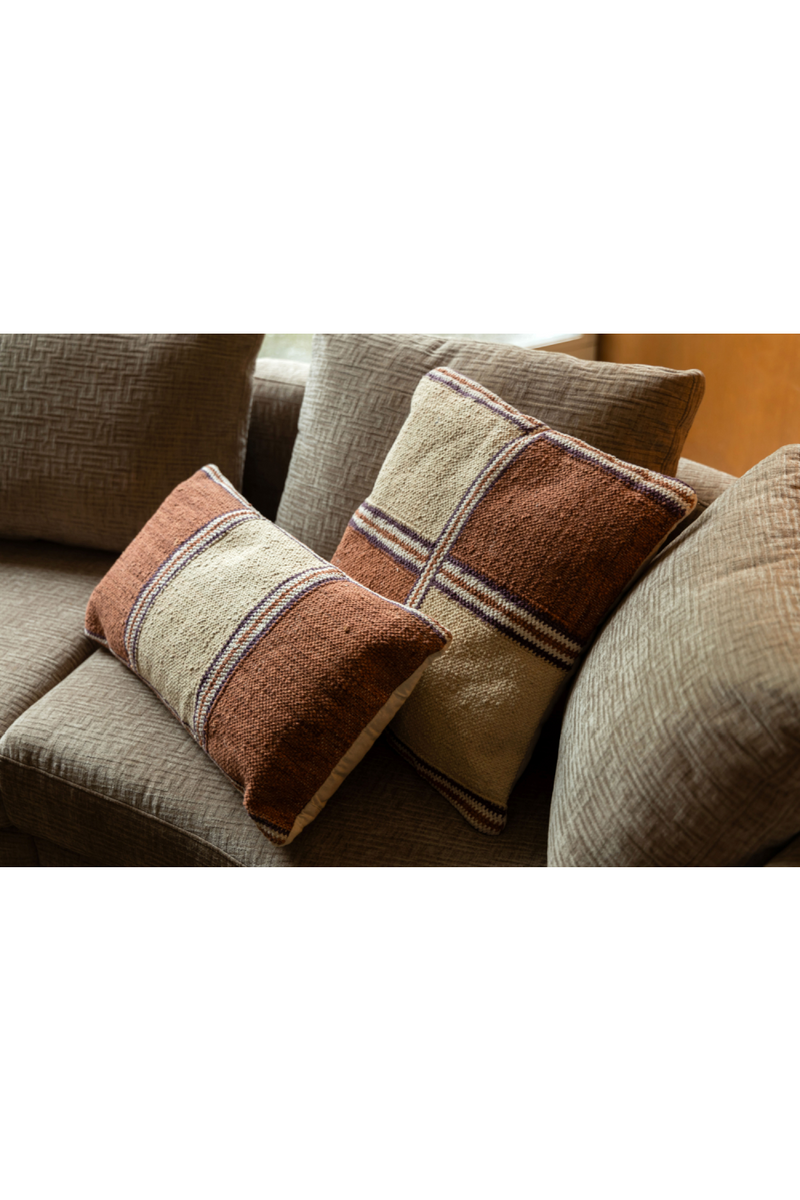 Beige Cotton Pillows (2) | Dutchbone Gambit | Oroatrade.com