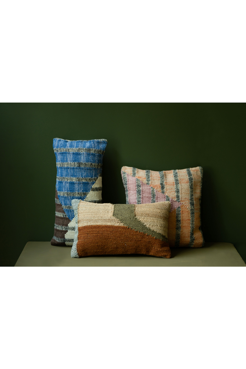 Geometric Patterns Cotton Pillows (2) | Dutchbone Hampton