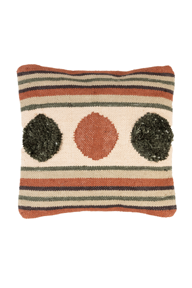 Beige Hand-woven Cushion | Dutchbone Haydon | Oroatrade.com