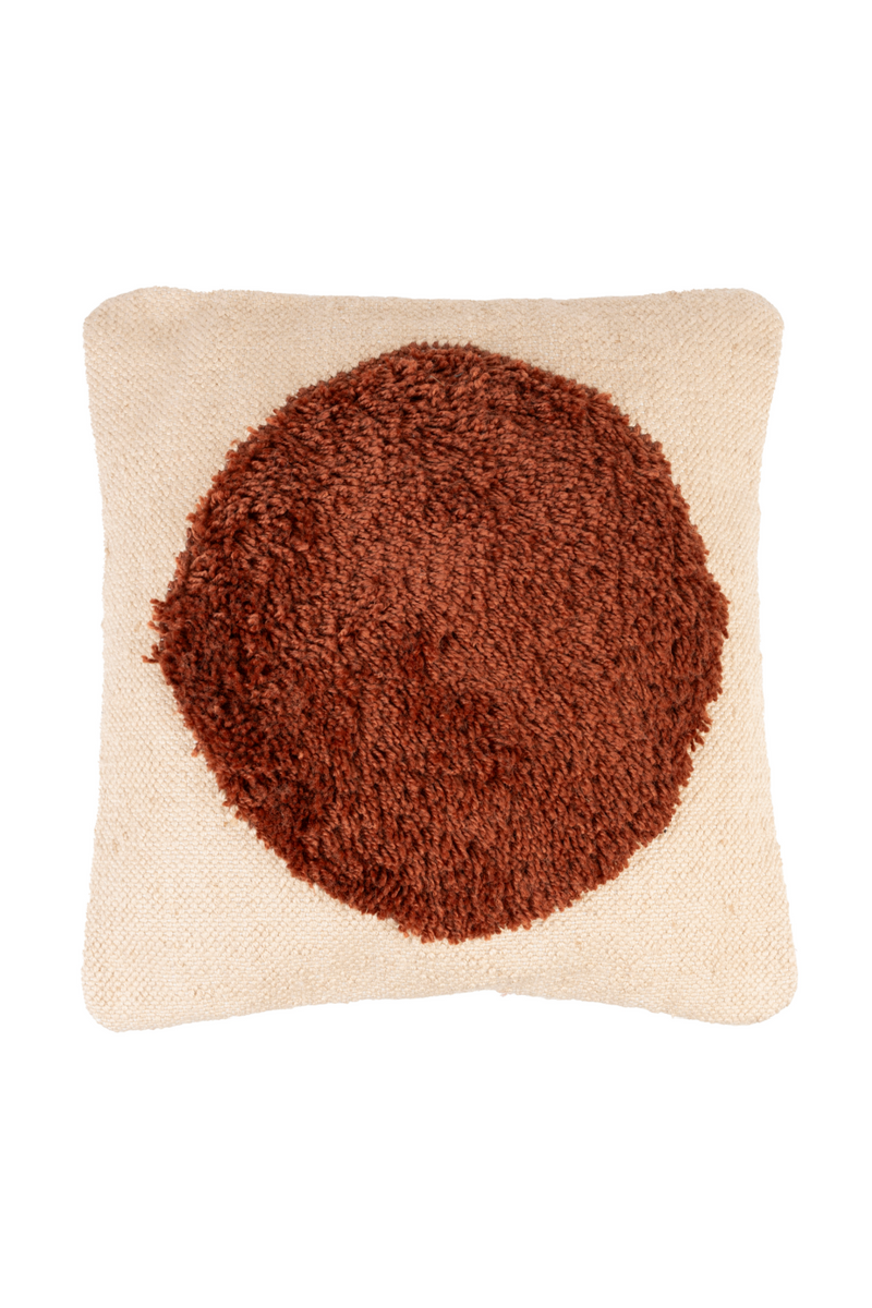 Beige Hand-woven Cushion | Dutchbone Haydon | Oroatrade.com