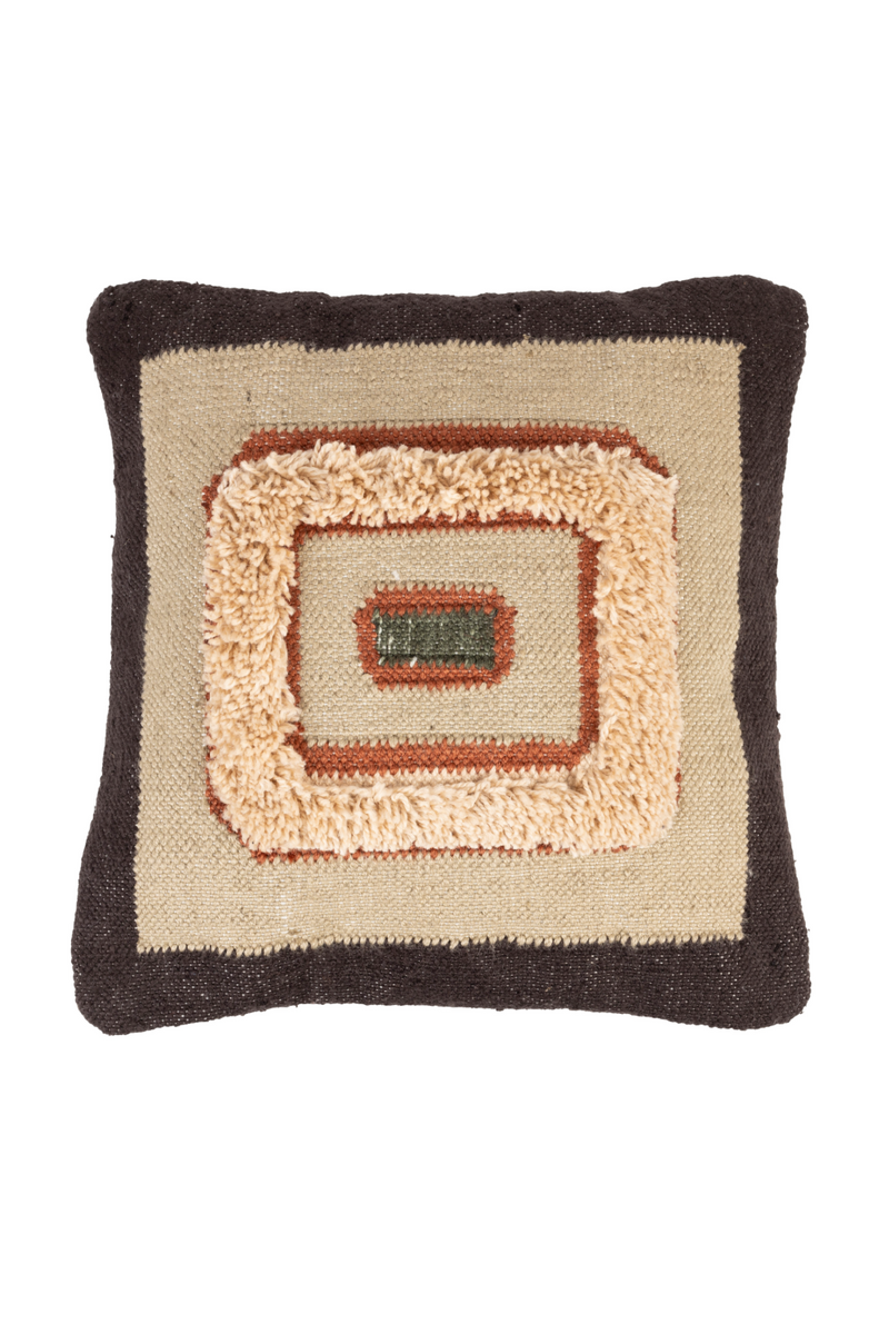 Beige Hand-woven Cushion | Dutchbone Haydon | Oroatrade.com