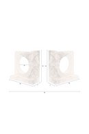 Brown Marble Book Ends (2) | Dutchbone Satpura | Oroatrade.com