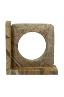 Brown Marble Book Ends (2) | Dutchbone Satpura | Oroatrade.com