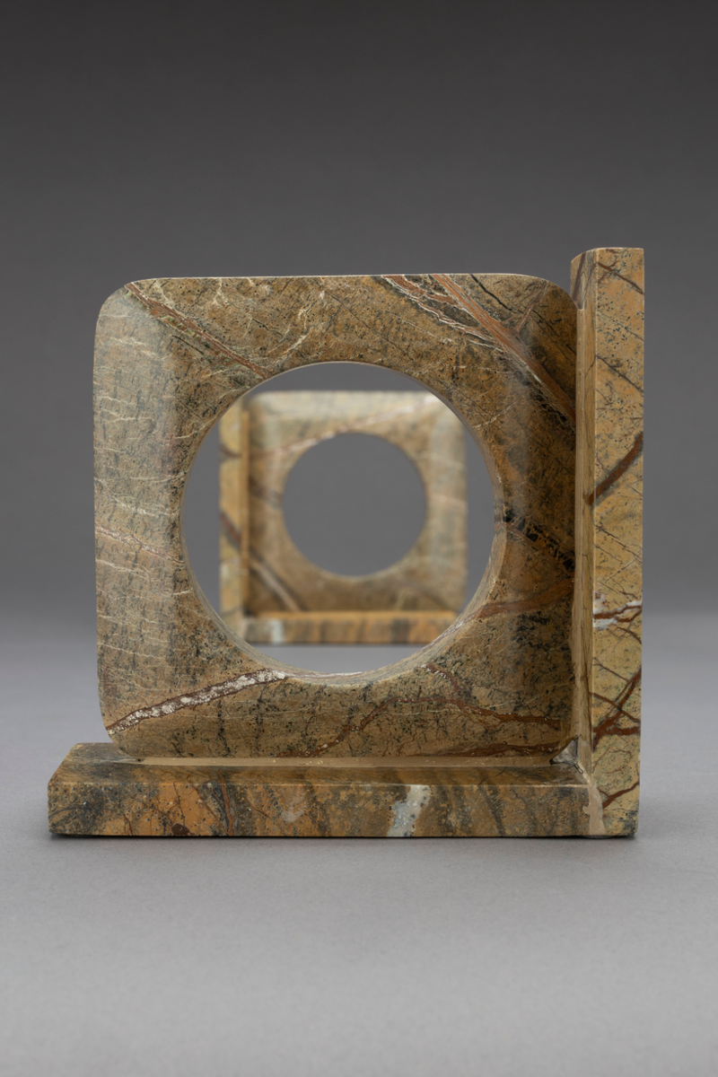 Brown Marble Book Ends (2) | Dutchbone Satpura | Oroatrade.com