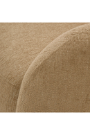 Brass Base Curved Swivel Chair | Eichholtz Brice | Oroatrade.com