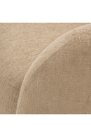 Brass Base Curved Swivel Chair | Eichholtz Brice | Oroatrade.com