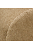 Brass Base Curved Swivel Chair | Eichholtz Brice | Oroatrade.com