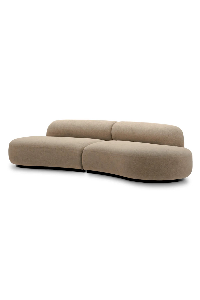 Fabric Curved Sofa S | Eichholtz Bjorn