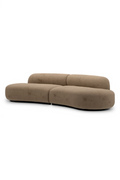 Fabric Curved Sofa S | Eichholtz Bjorn