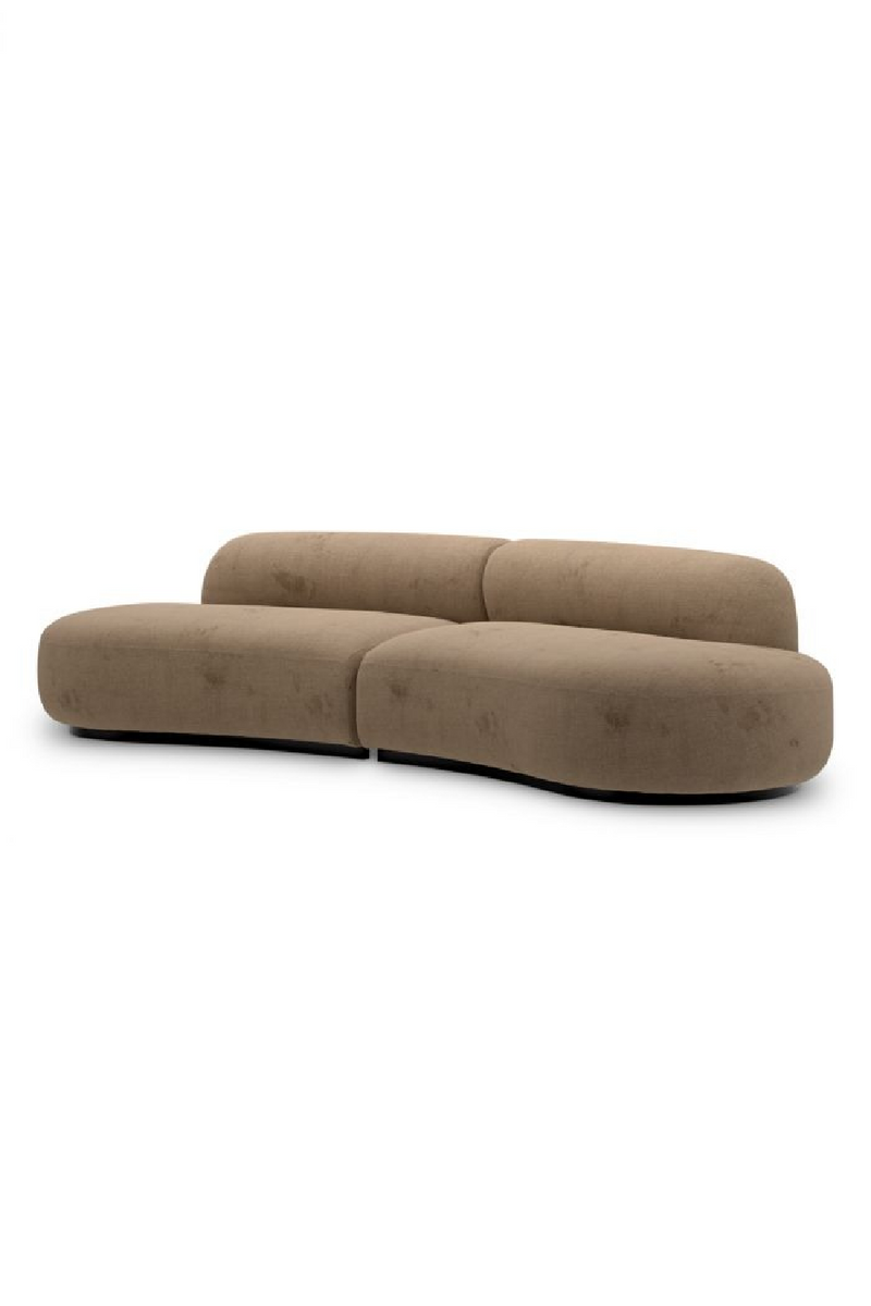 Fabric Curved Sofa S | Eichholtz Bjorn
