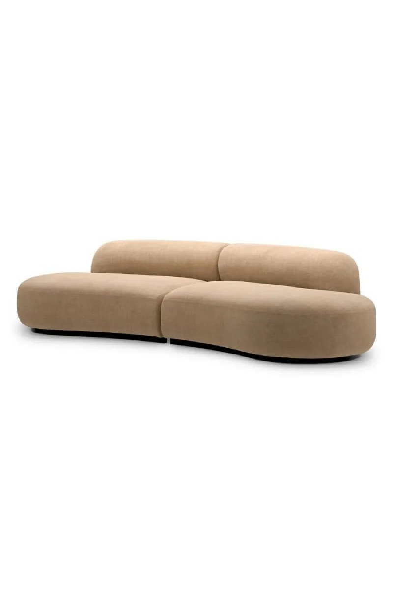 Fabric Curved Sofa S | Eichholtz Bjorn