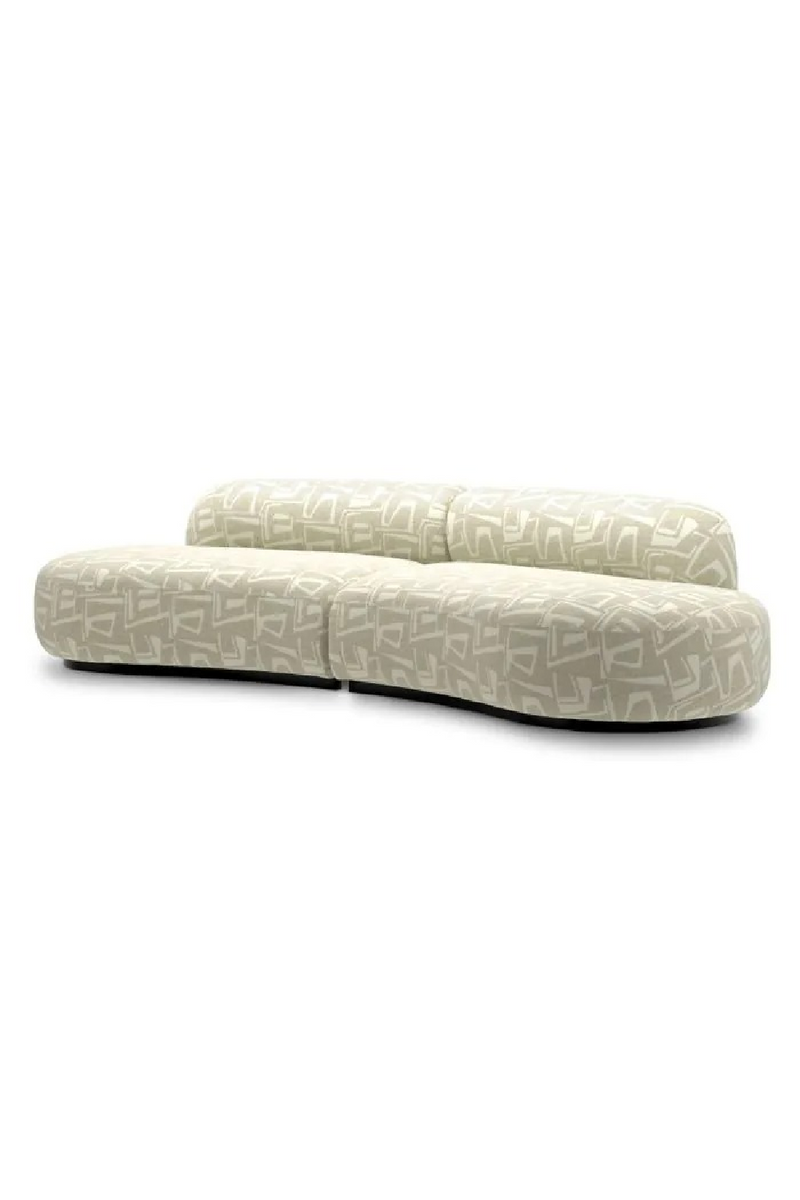 Fabric Curved Sofa S | Eichholtz Bjorn