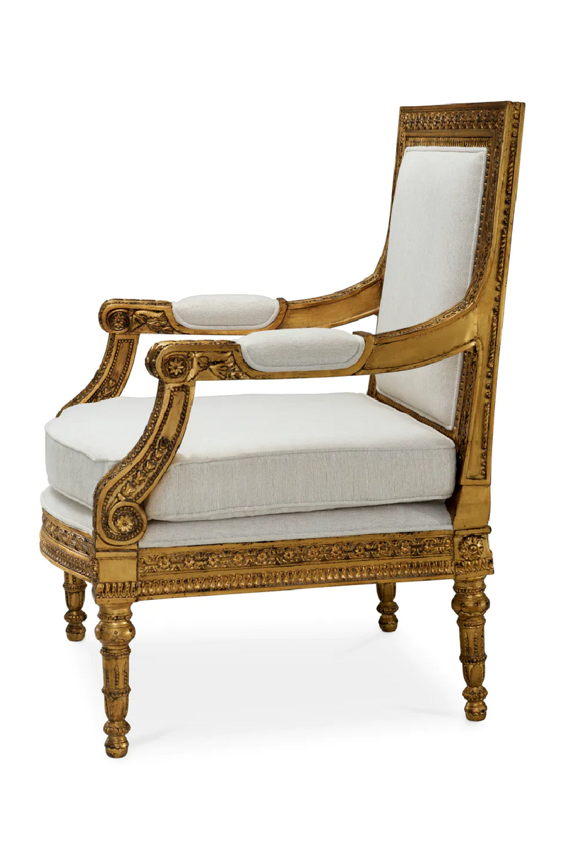 Gold Opulent Fauteuil Chair | Met x Eichholtz Louis | Oroatrade.com