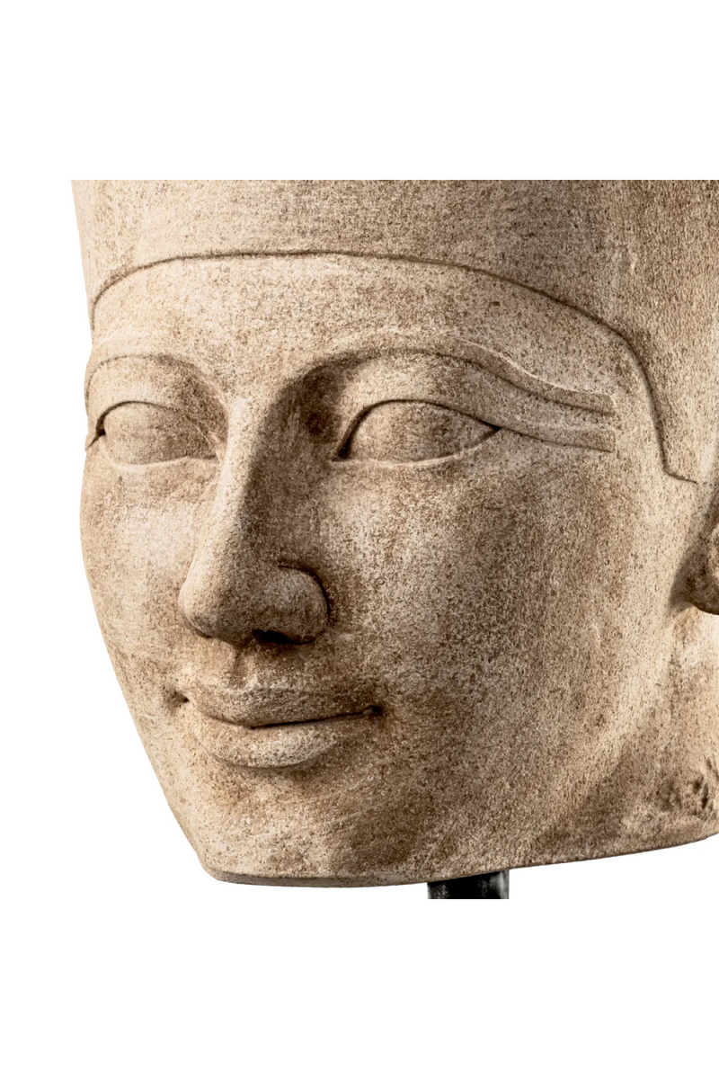 Carved Sandstone Statue | Met x Eichholtz Bust of Hatshepsut | Oroatrade.com
