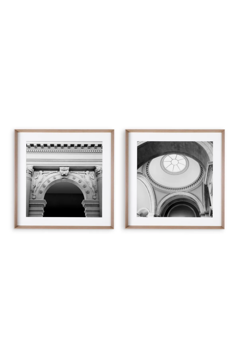 Grayscale Architectural Art Print Set (2) | Met x Eichholtz The Great Hall | Oroatrade.com