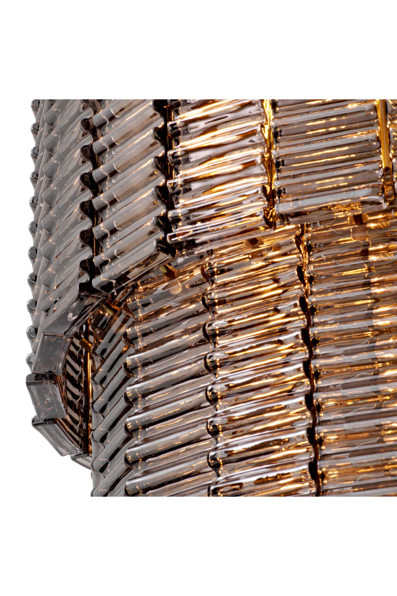 Ridged Glass Chandelier | Met x Eichholtz Imperial | Oroatrade.com