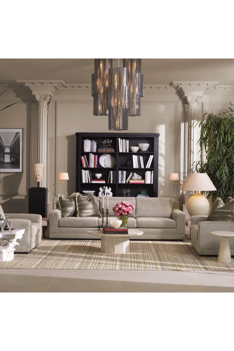 Ridged Glass Chandelier | Met x Eichholtz Imperial | Oroatrade.com