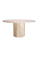 Round Travertine Dining Table | Met x Eichholtz Florence | Oroatrade.com