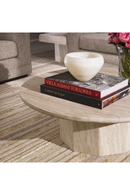 Round Travertine Coffee Table | Met x Eichholtz Florence | Oroatrade.com