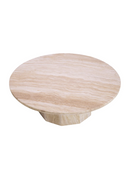 Round Travertine Coffee Table | Met x Eichholtz Florence | Oroatrade.com