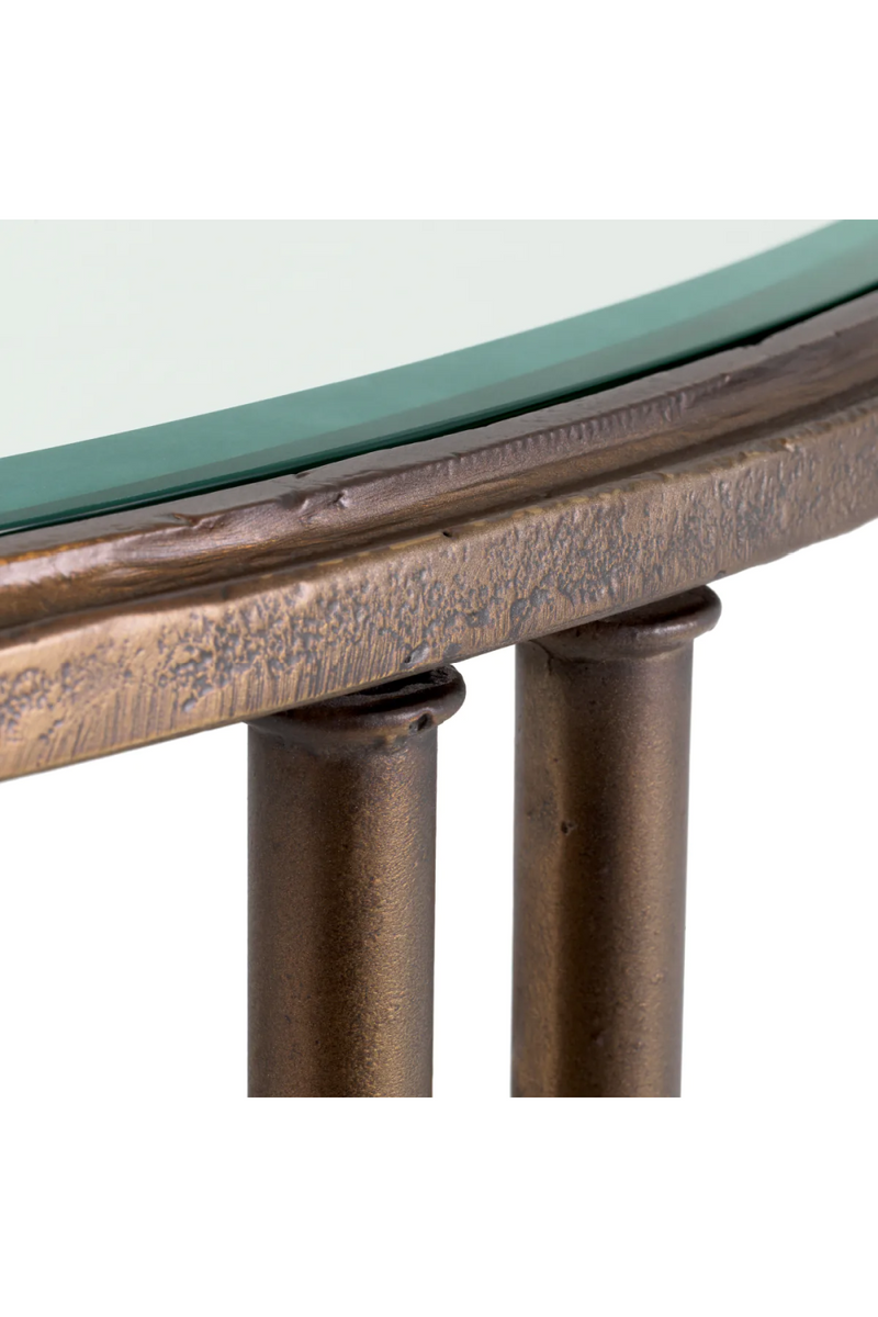 Bevelled Glass Vintage Side Table | Met x Eichholtz Lioness | Oroatrade.com