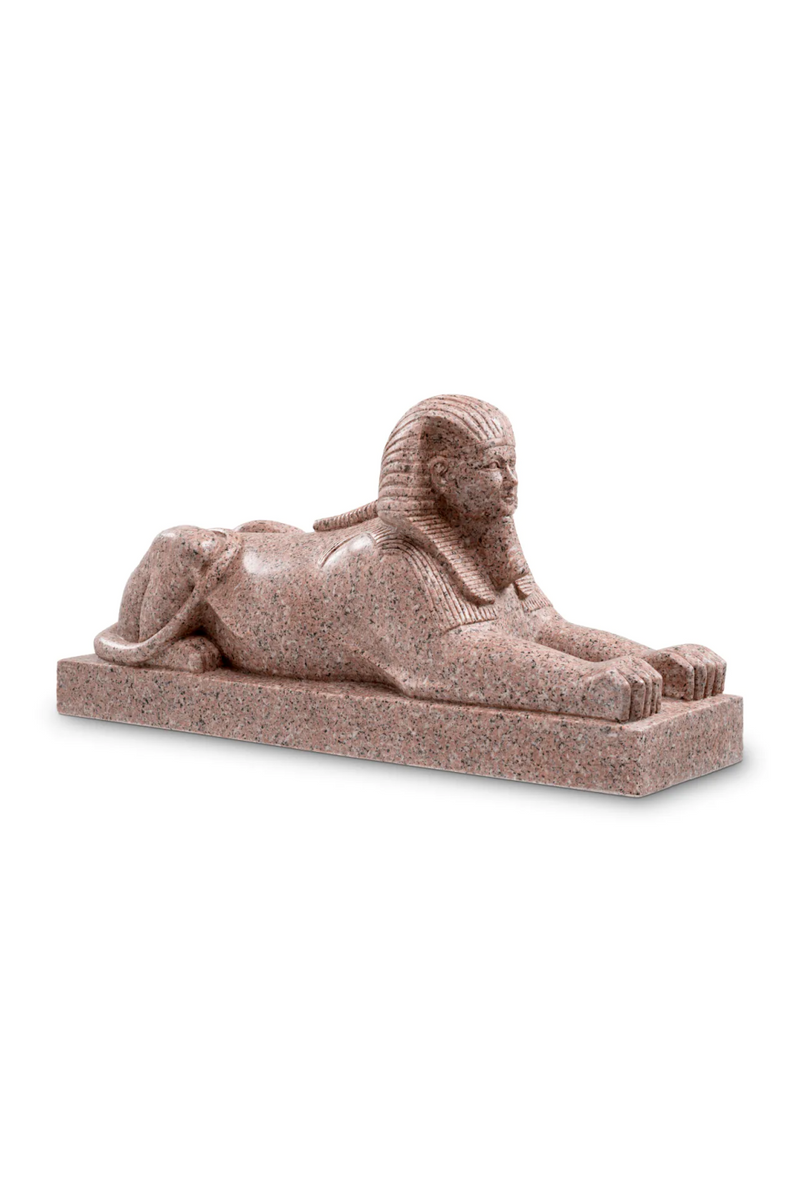 Beige Granite Egyptian Sculpture | Met x Eichholtz Sphinx of Hatshepsut | Oroatrade.com
