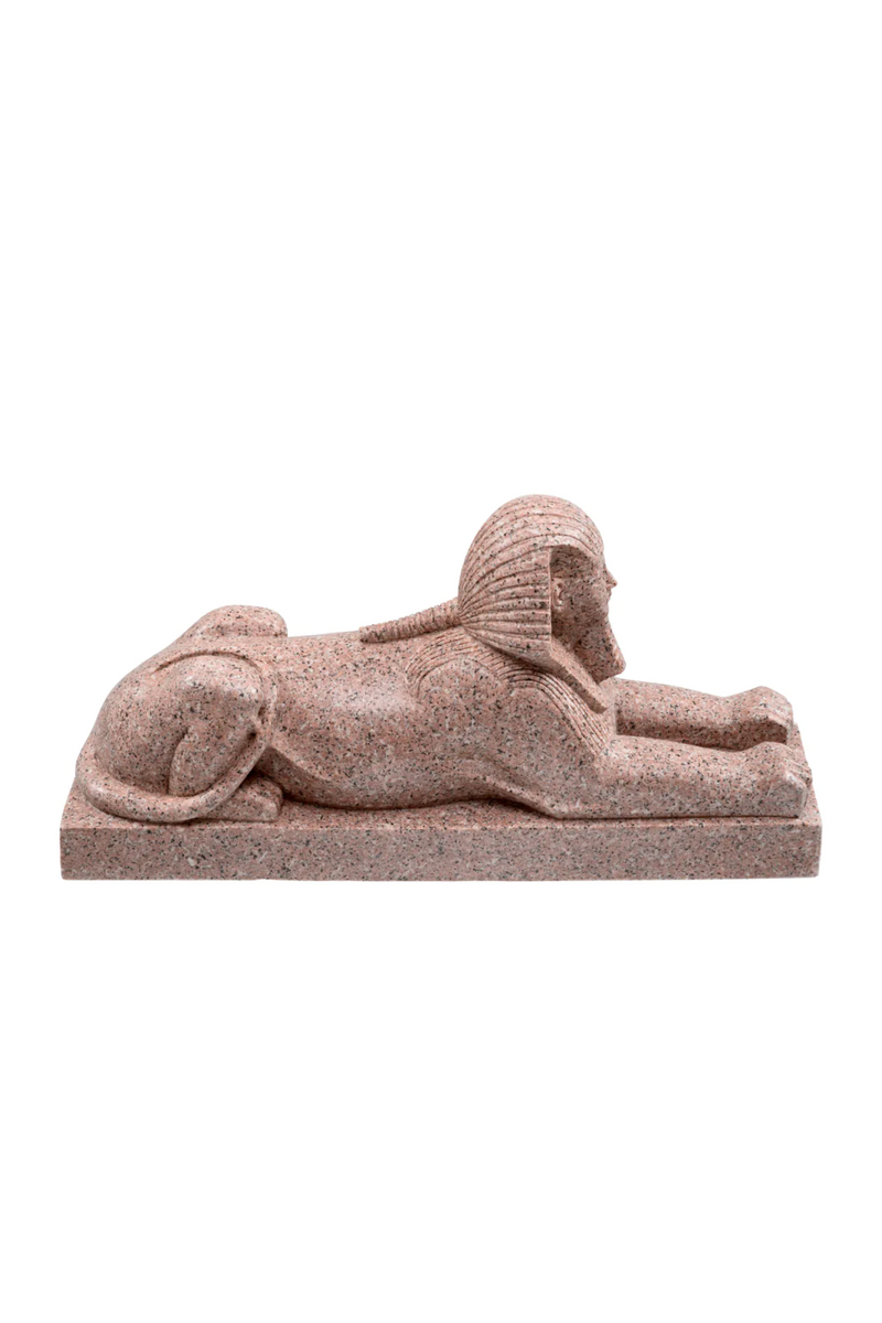 Beige Granite Egyptian Sculpture | Met x Eichholtz Sphinx of Hatshepsut | Oroatrade.com