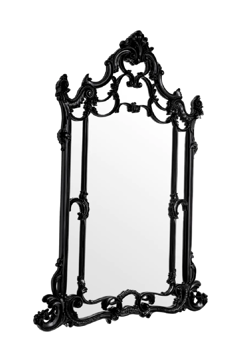 Black Hand-carved Mirror | Met x Eichholtz Chippendale | Oroatrade.com