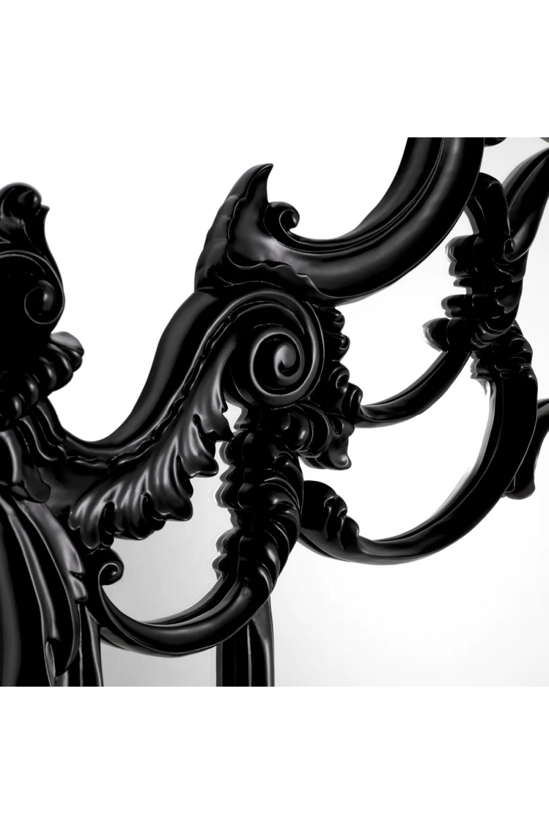 Black Hand-carved Mirror | Met x Eichholtz Chippendale | Oroatrade.com
