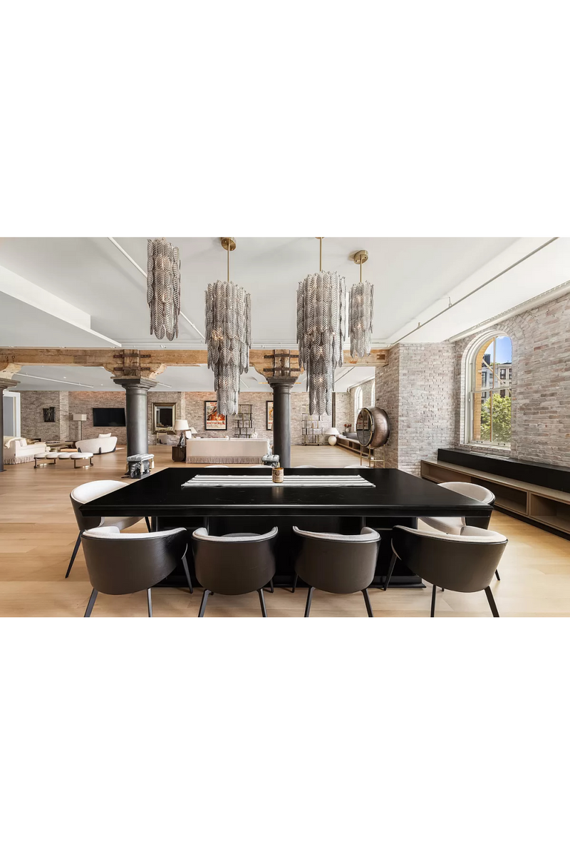 Smoke Glass Palm Chandelier | Met x Eichholtz Sahure | Oroatrade.com