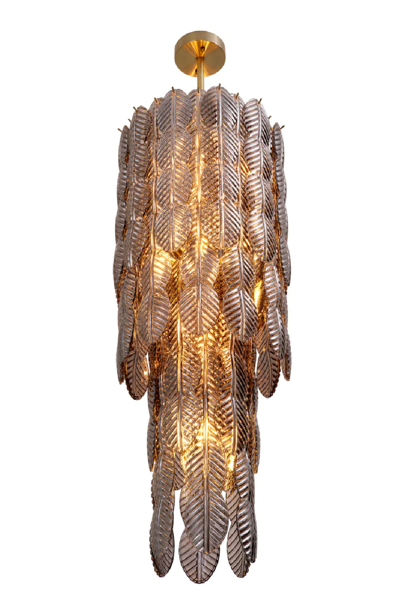 Smoke Glass Palm Chandelier | Met x Eichholtz Sahure | Oroatrade.com
