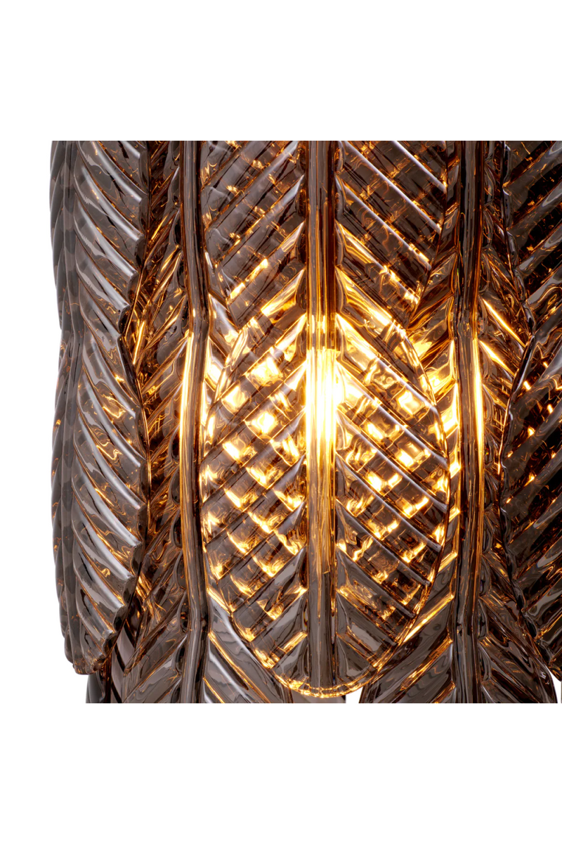 Smoke Glass Palm Chandelier | Met x Eichholtz Sahure | Oroatrade.com