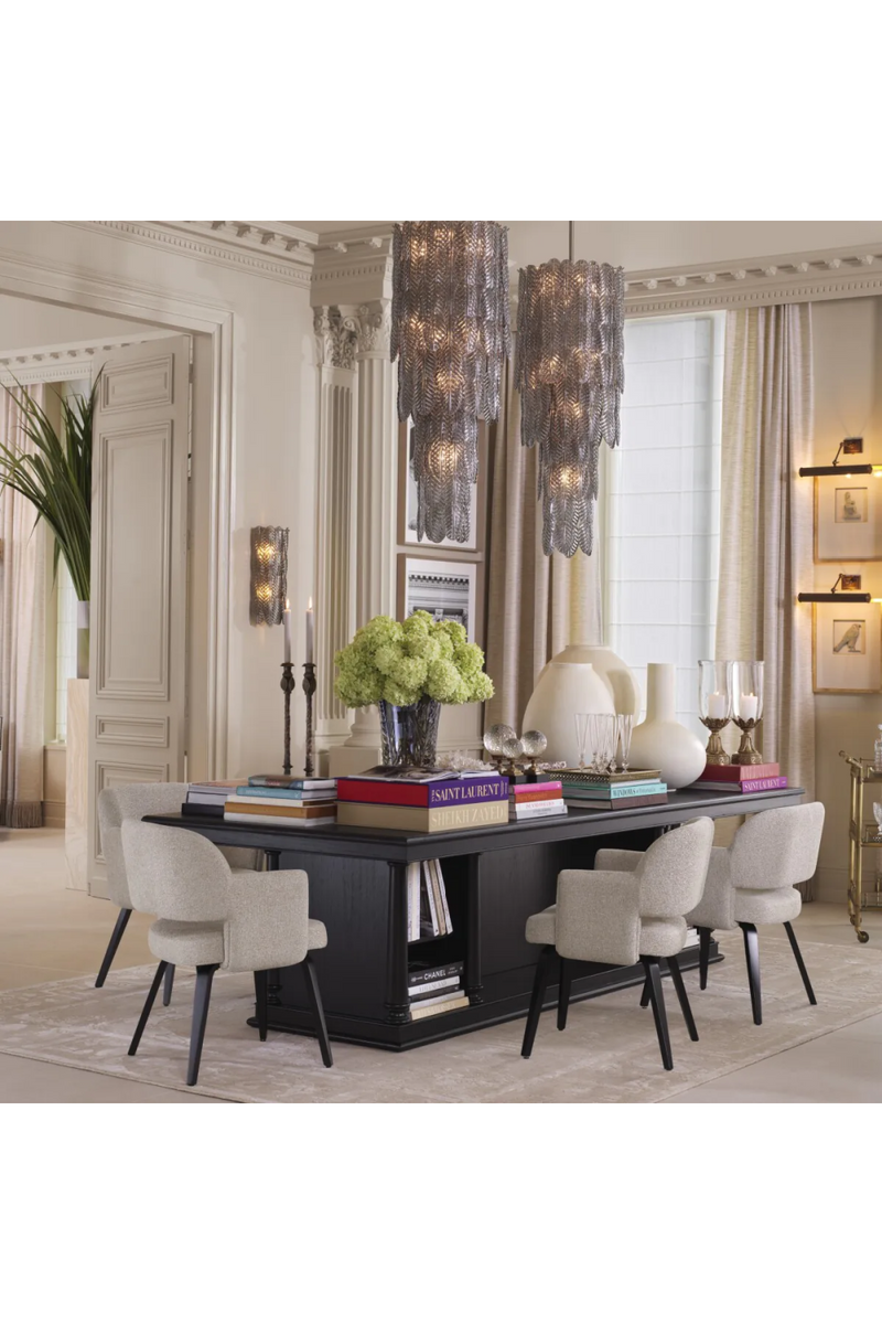 Smoke Glass Palm Chandelier | Met x Eichholtz Sahure | Oroatrade.com