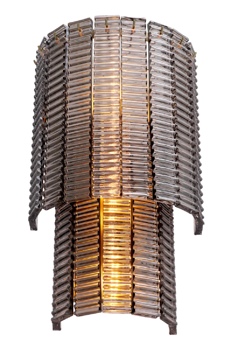 Ridged Glass Wall Lamp | Met x Eichholtz Imperial | Oroatrade.com
