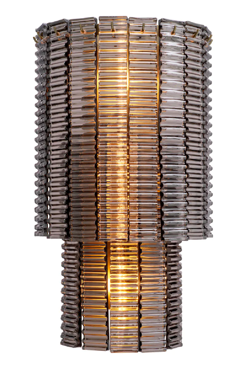 Ridged Glass Wall Lamp | Met x Eichholtz Imperial | Oroatrade.com