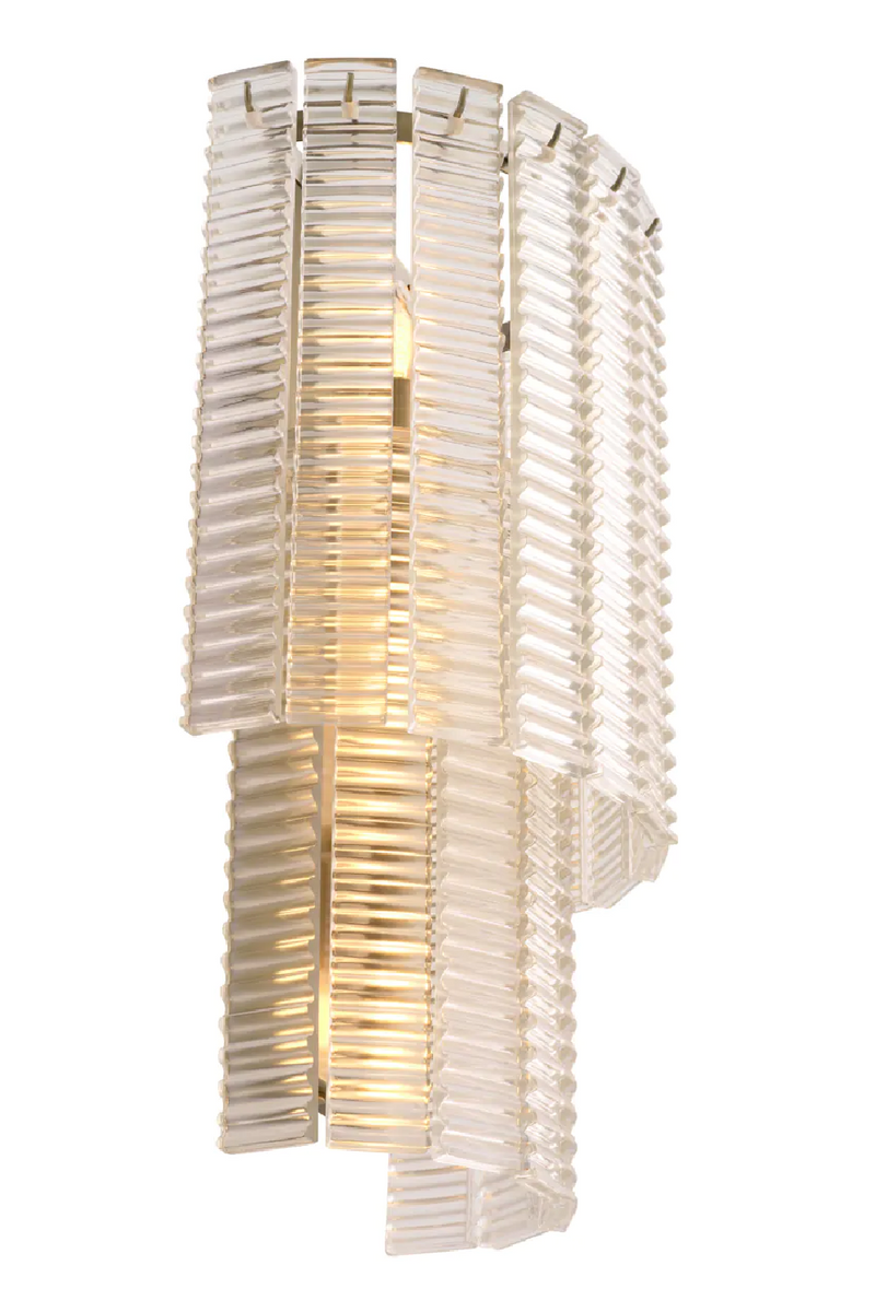 Ridged Glass Wall Lamp | Met x Eichholtz Imperial | Oroatrade.com