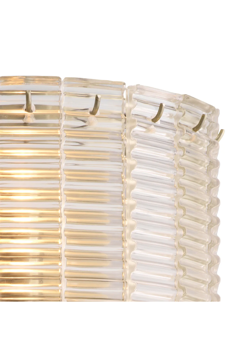 Ridged Glass Wall Lamp | Met x Eichholtz Imperial | Oroatrade.com