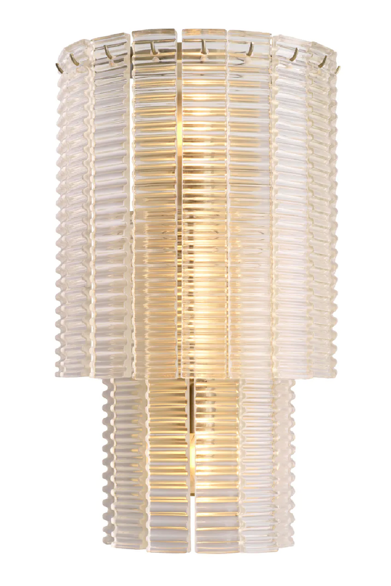 Ridged Glass Wall Lamp | Met x Eichholtz Imperial | Oroatrade.com