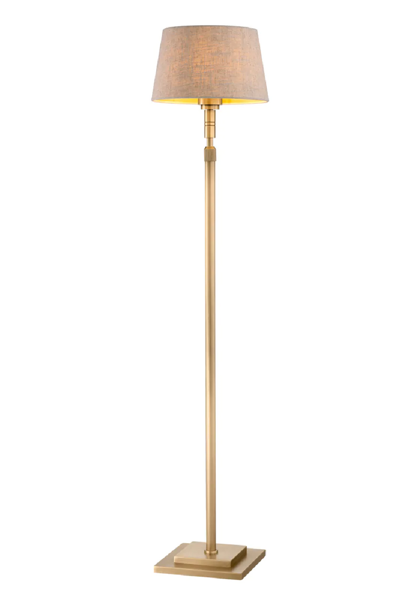 Brushed Brass Adjustable Floor Lamp | Met x Eichholtz Tryon | Oroatrade.com