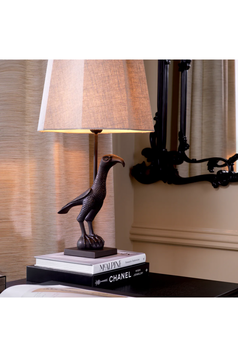 Cast Bronze Table Lamp | Met x Eichholtz Falcon | Oroatrade.com