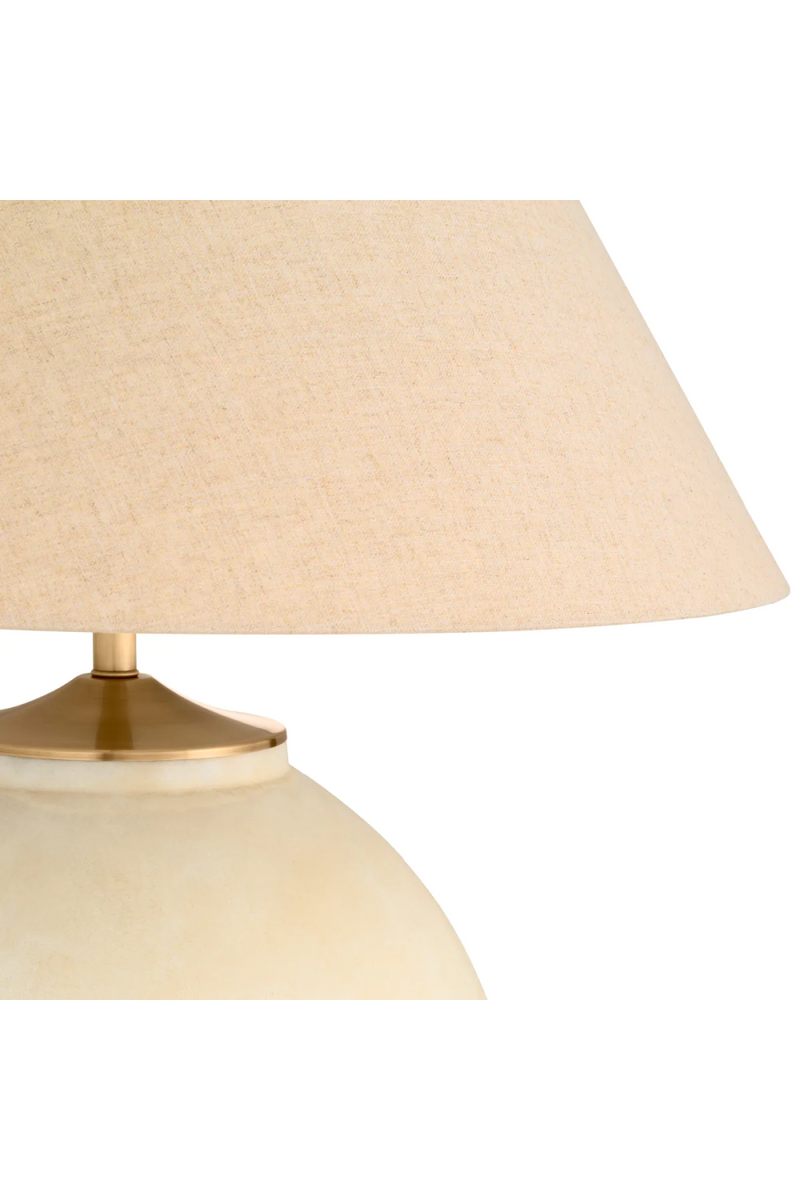 White Linen Table Lamp | Met x Eichholtz Moon Jar | Oroatrade.com