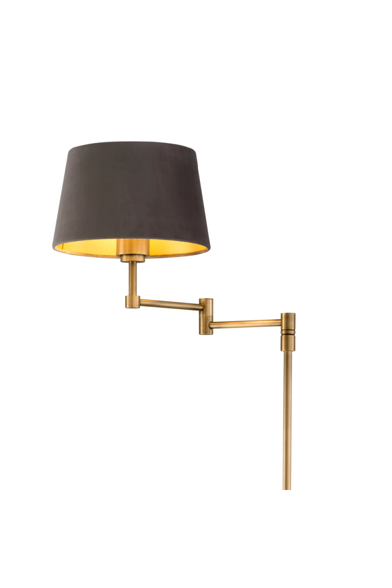 Velvet Shade Adjustable Floor Lamp | Met x Eichholtz Corbin | Oroatrade.com