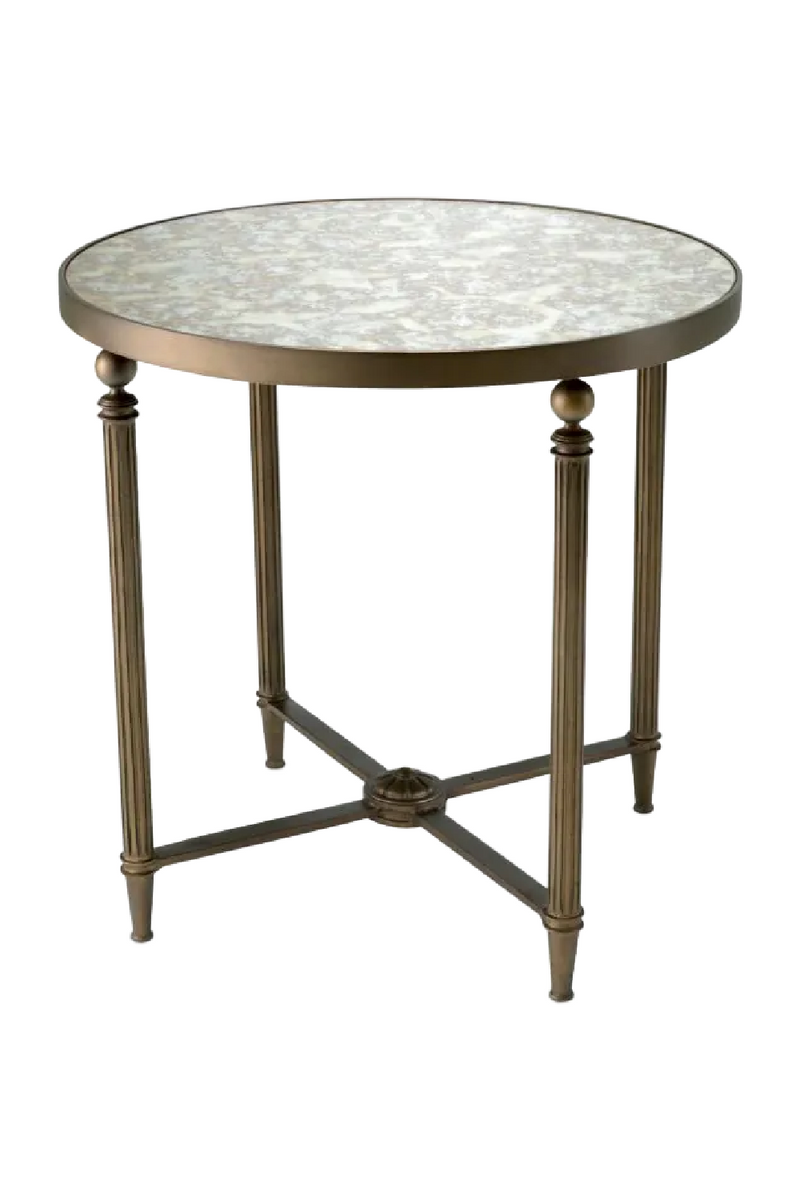 Bronze Round Side Table | Met x Eichholtz Bowery | Oroatrade.com