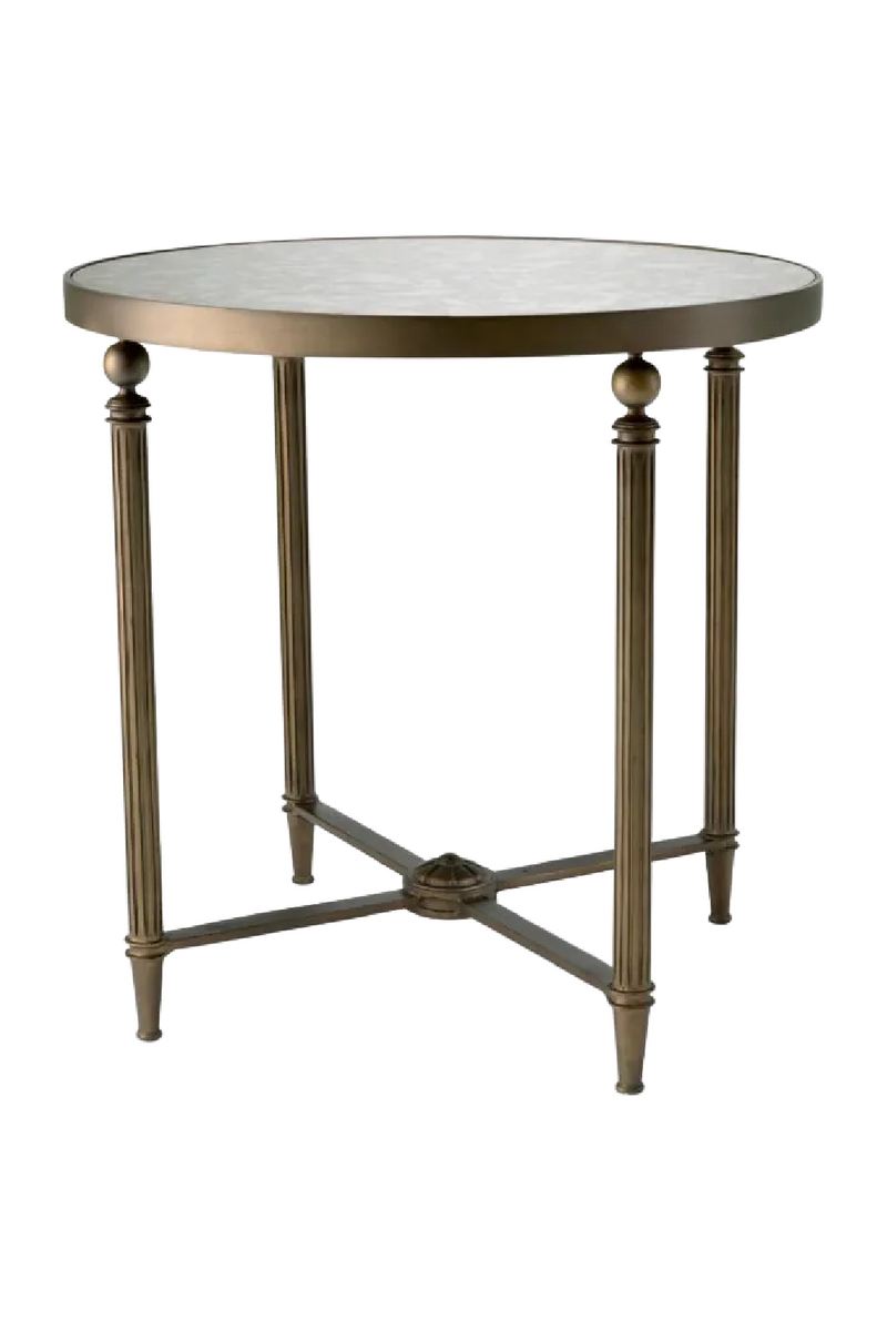 Bronze Round Side Table | Met x Eichholtz Bowery | Oroatrade.com