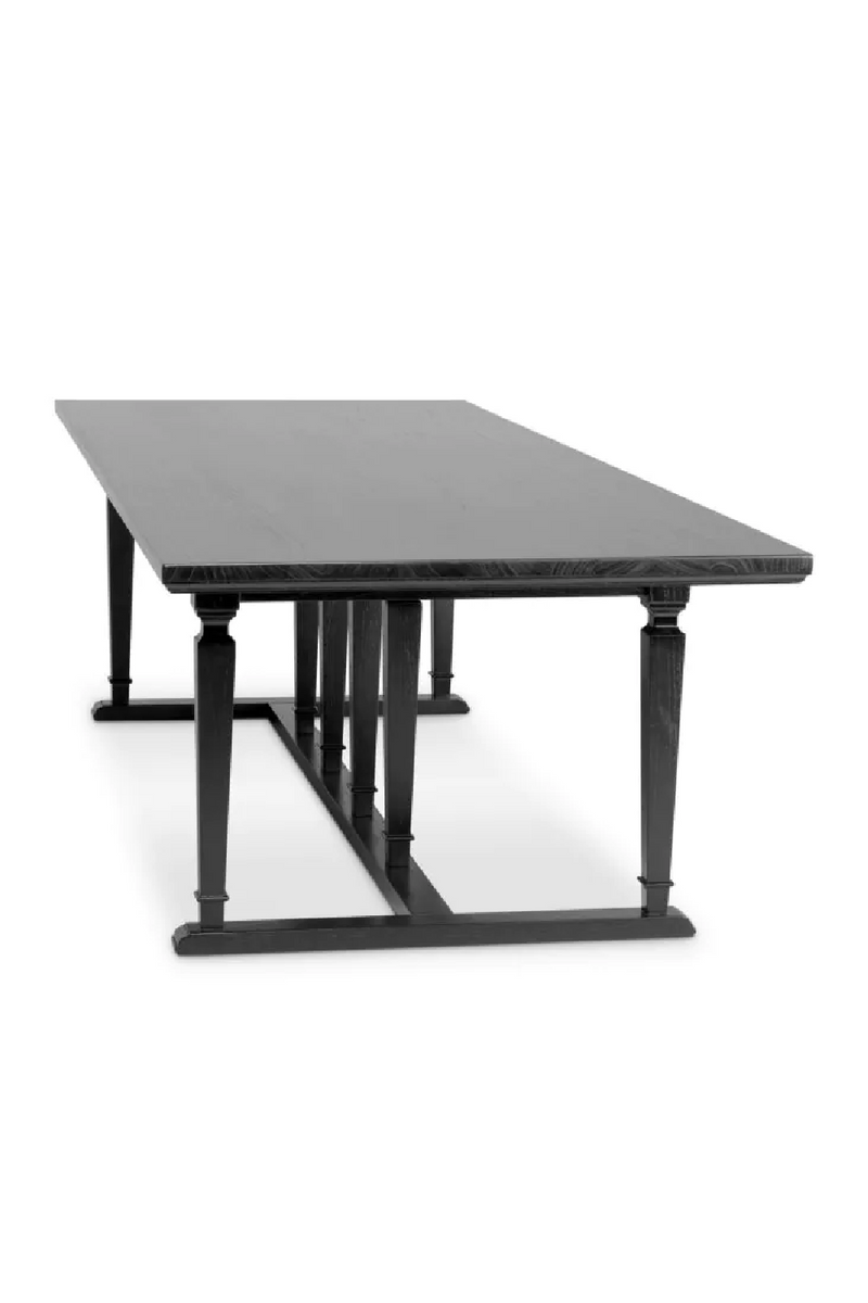 Black Carved Trim Dining Table | Met x Eichholtz Americana