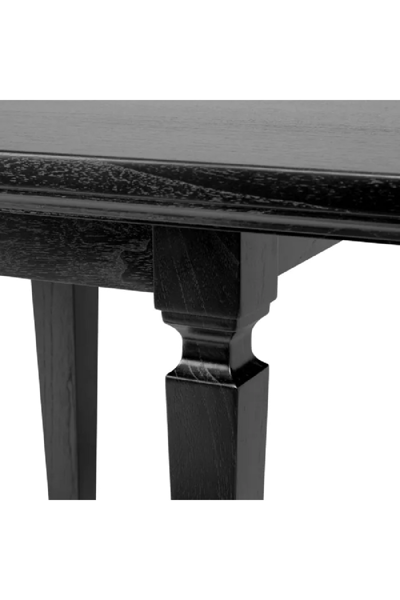 Black Carved Trim Dining Table | Met x Eichholtz Americana