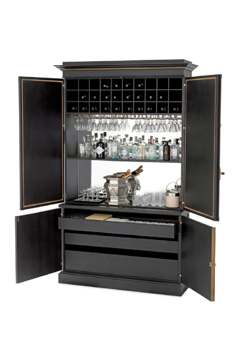 Antiqued Mirror Bar Cabinet | Met x Eichholtz Kellam