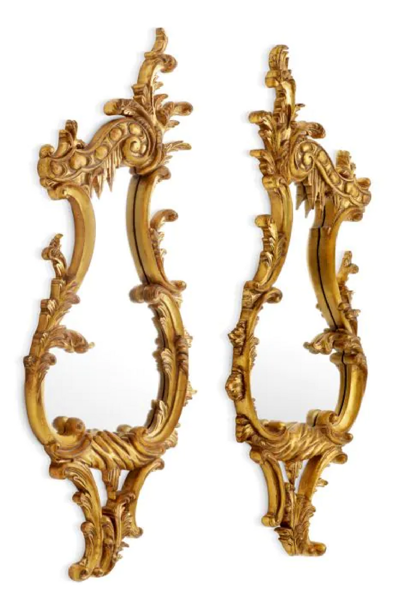 Antique Gold Carved Mirrors (2) | Met x Eichholtz Gould | Oroatrade.com