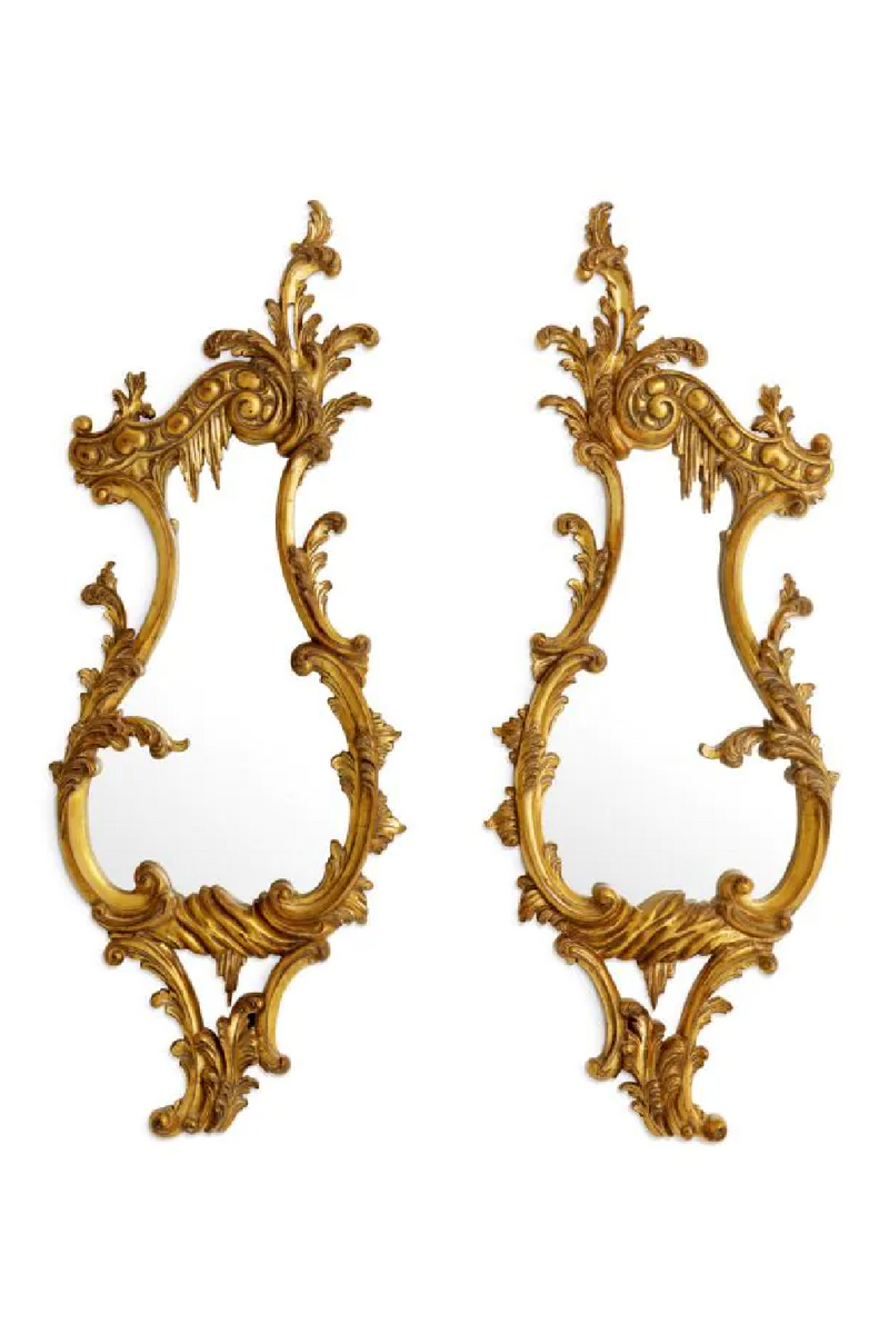 Antique Gold Carved Mirrors (2) | Met x Eichholtz Gould | Oroatrade.com